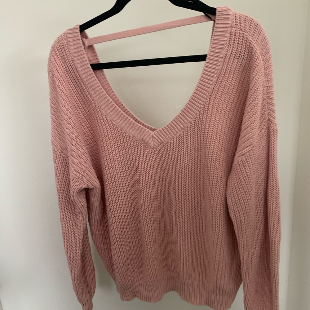 Pink sweater